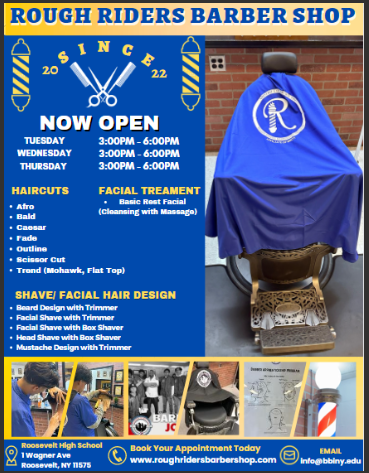 Roosevelt's Barber Program is Open for Business 
